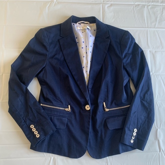 🌟Bianca Nygard Navy Blue Blazer - Size  10P 🌙 - Picture 2 of 11